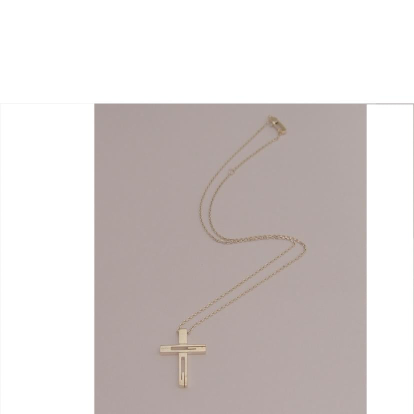 GUCCI グッチ/クロスシルバーネックレス//BCランク/76