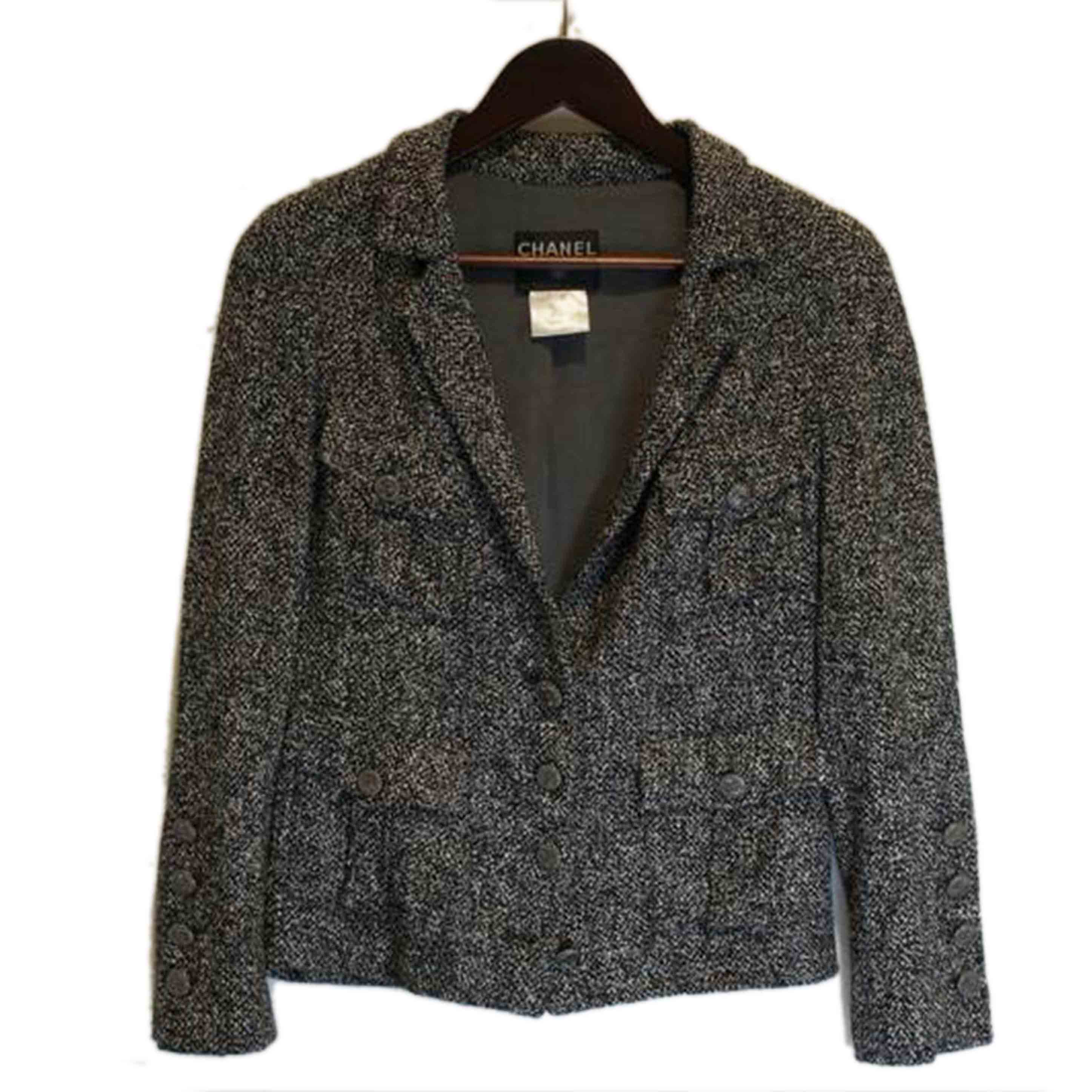 CHANEL シャネル/ツイードジャケットココマークボタン/P31063V21064//ABランク/92