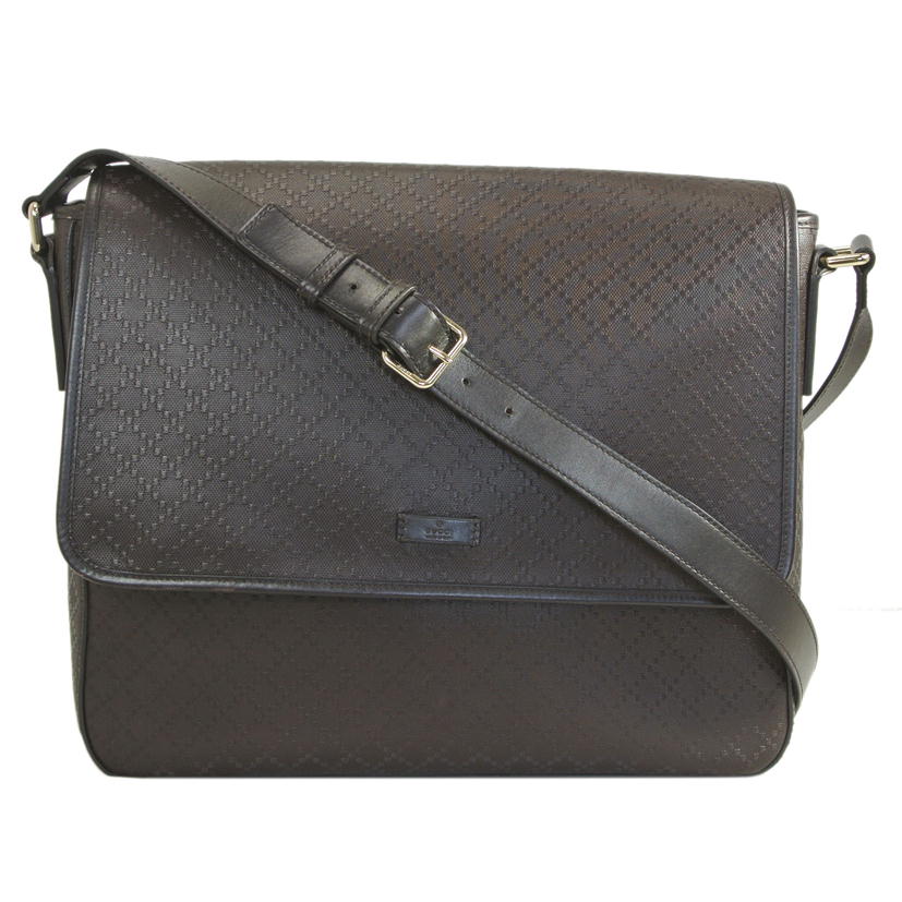 GUCCI グッチ /ディアマンテ レザー ショルダーバッグ / 355333 ・001998 /ブラウン/ABランク/51