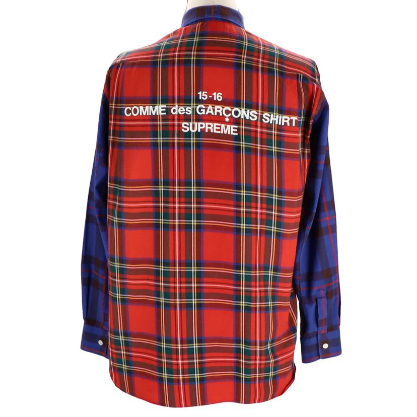 SUPREME シュプリーム/SUPREME×COMME des GARCONS チェックシャツ//ABランク/75