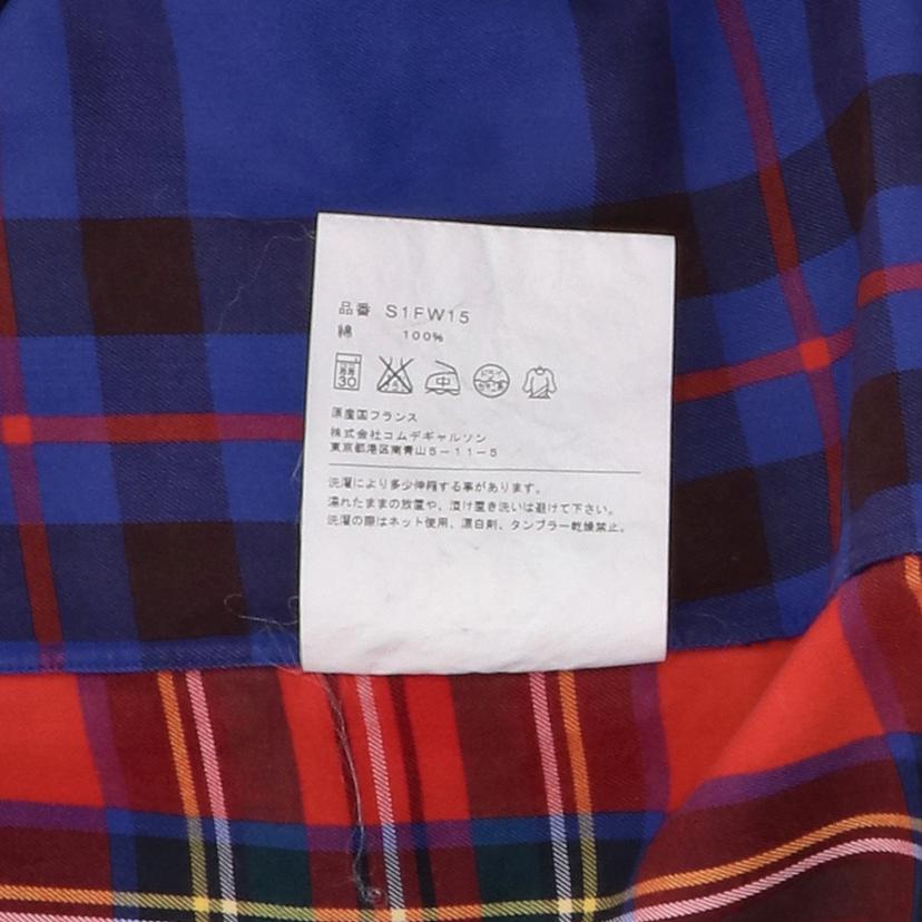 SUPREME シュプリーム/SUPREME×COMME des GARCONS チェックシャツ//ABランク/75