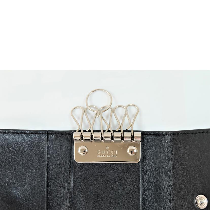 GUCCI グッチ/マイクログッチシマレザー6連キーケース/150402//0416/Aランク/71