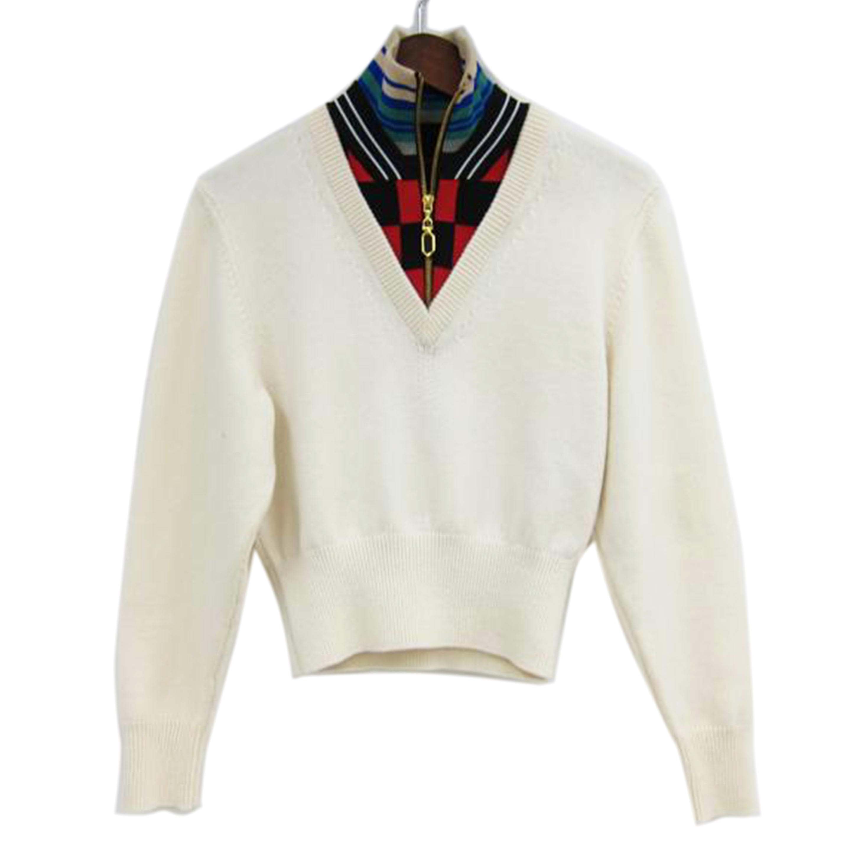 LOUIS VUITTON ルイヴィトン/LOUIS VUITTON 切り返しハーフジップニット/CA36929//Aランク/82