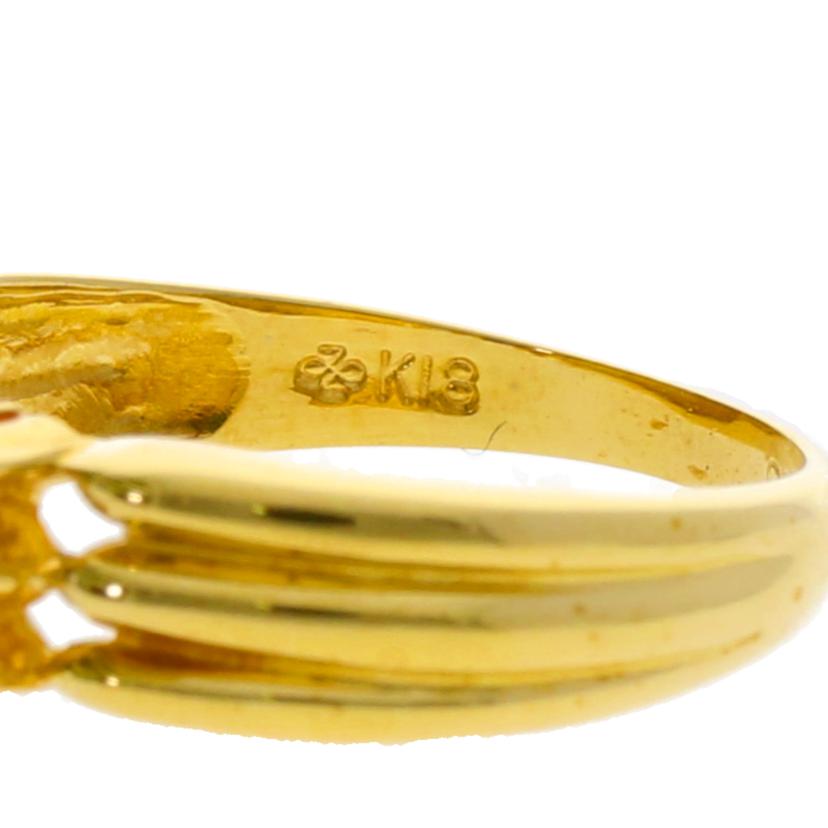 K18/K18サファイアダイヤR #8/2.6//0.40/0.08/Aランク/75