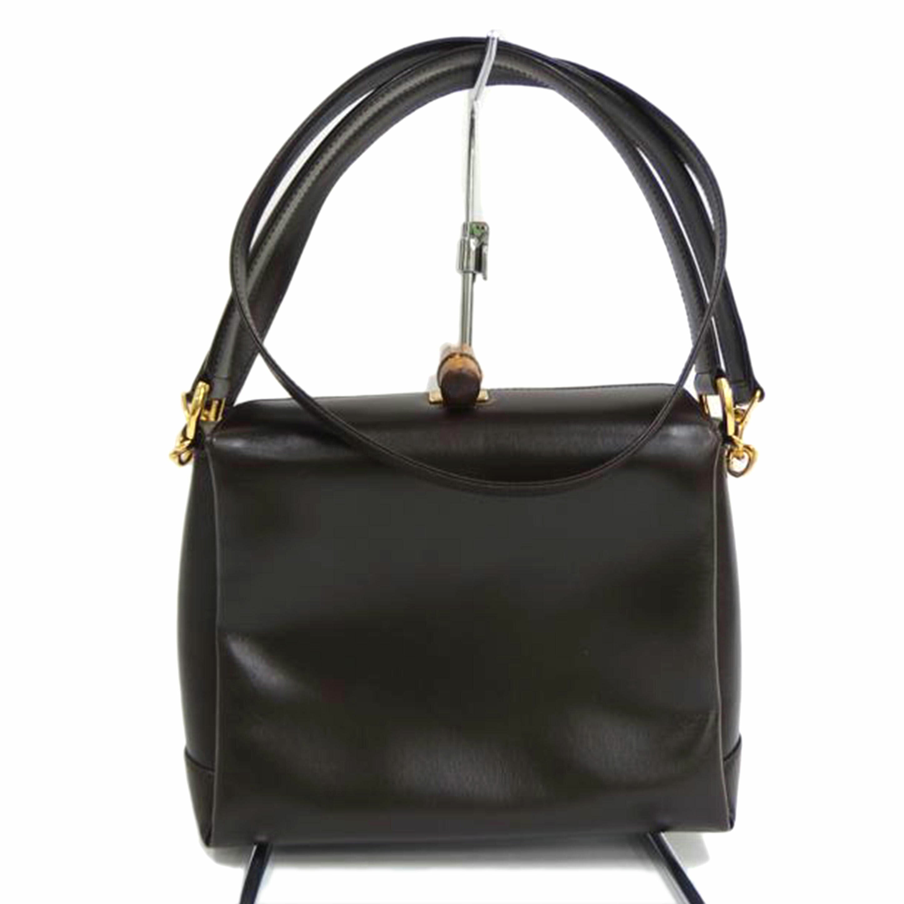 GUCCI グッチ/ヴィンテージ/2wayバンブーレザーハンド/000330175//Bランク/82
