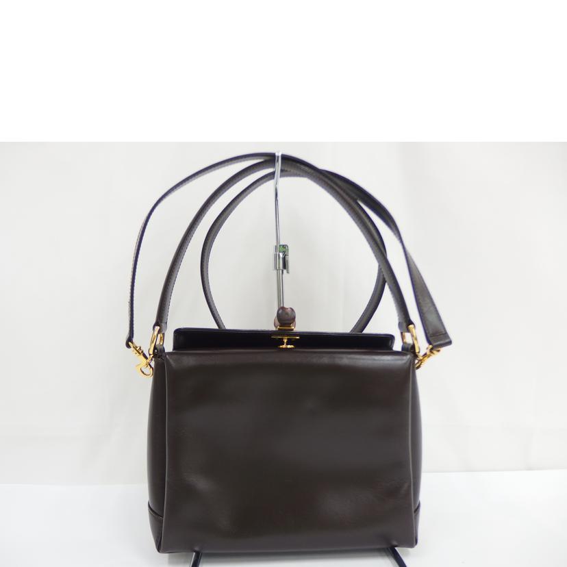 GUCCI グッチ/ヴィンテージ/2wayバンブーレザーハンド/000330175//Bランク/82