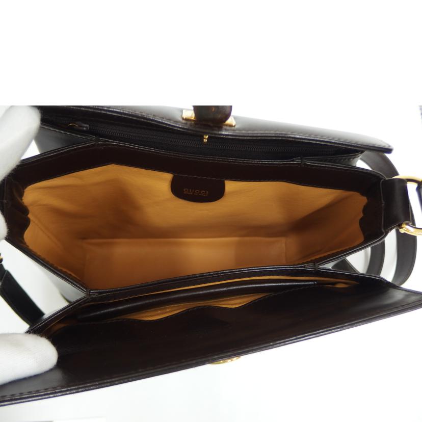 GUCCI グッチ/ヴィンテージ/2wayバンブーレザーハンド/000330175//Bランク/82