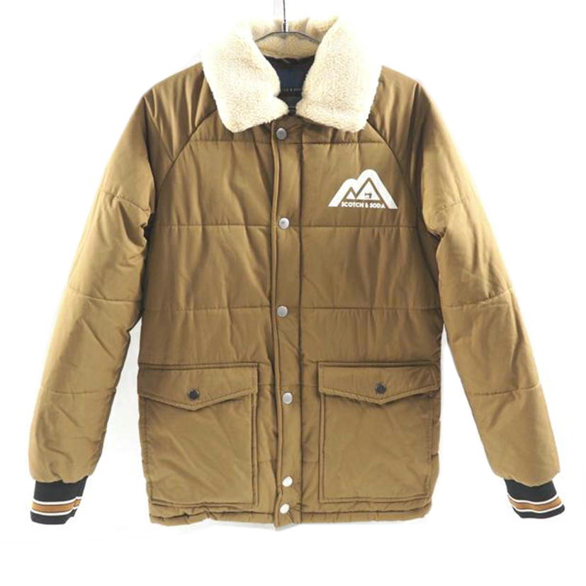 SCOTCH&SODA スコッチアンドソーダ/TEDDY COLLAR JACKET NOIX ボア付きボンバージャケット//ABランク/79