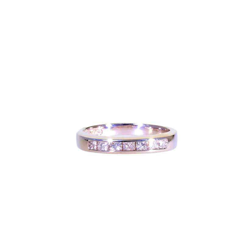 / PT850ダイヤリング0.50ct //ABランク/75
