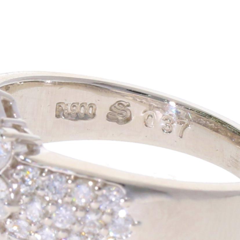 Pt900/Pt900ダイヤR 0.37/0.83#11/7.4//0.37/0.83/Aランク/75