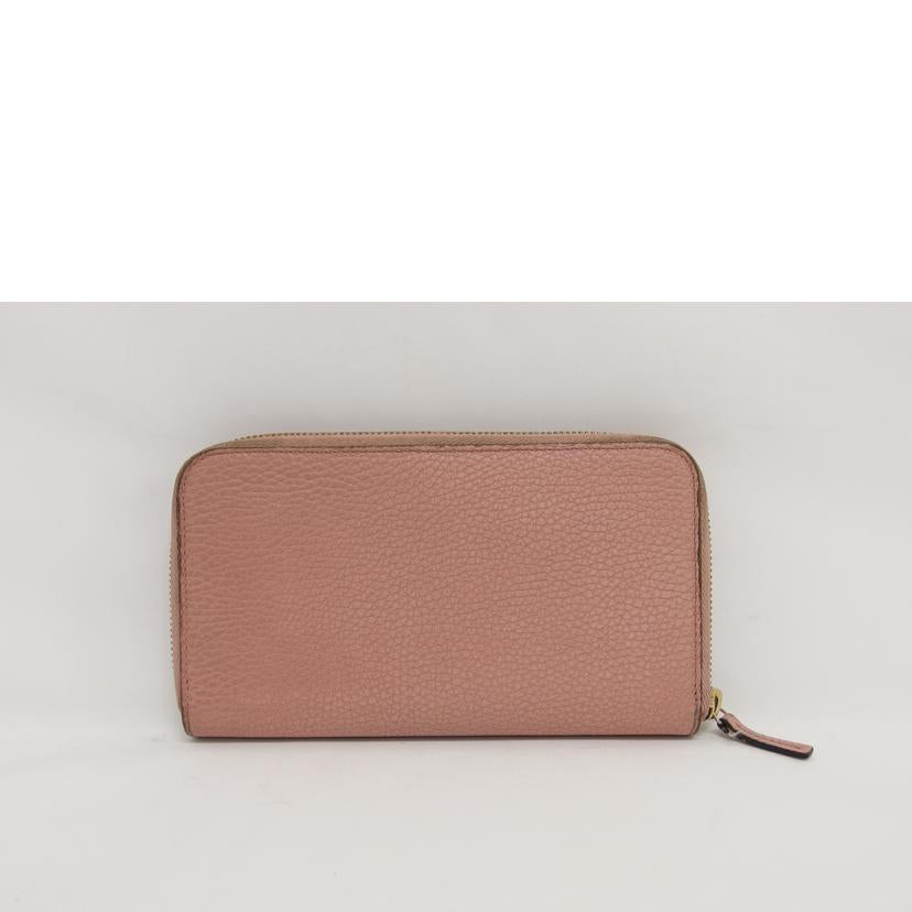 GUCCI グッチ/インターロッキングG/ラウンドファスナー長財布/ピンク/4493・47//2067/Bランク/04