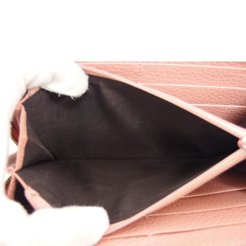 GUCCI グッチ/インターロッキングG/ラウンドファスナー長財布/ピンク/4493・47//2067/Bランク/04