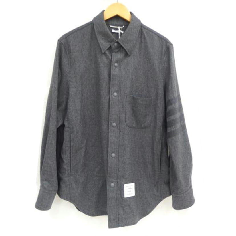 THOM BROWNE トムブラウン/フロントスナップシャツジャケット/MJO055A-06393//Sランク/82