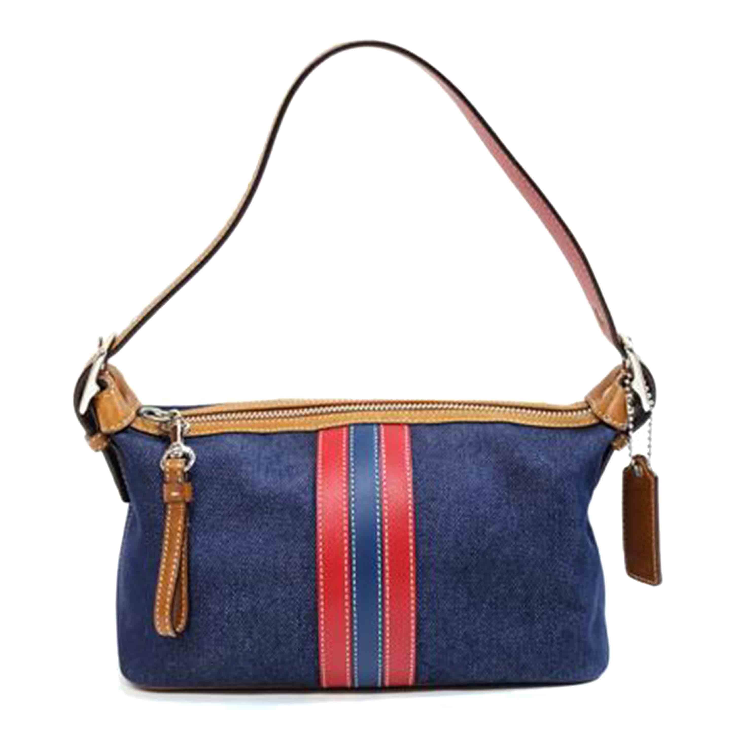 COACH コーチ/デニムレザーワンショルダーミニバック/6854//B3K/ABランク/71