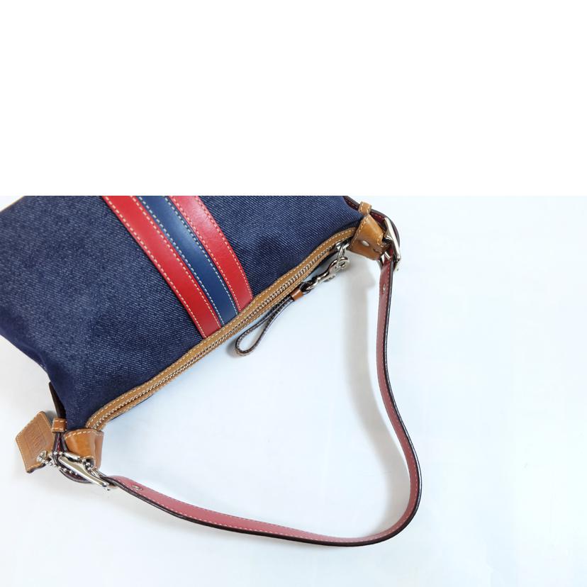 COACH コーチ/デニムレザーワンショルダーミニバック/6854//B3K/ABランク/71