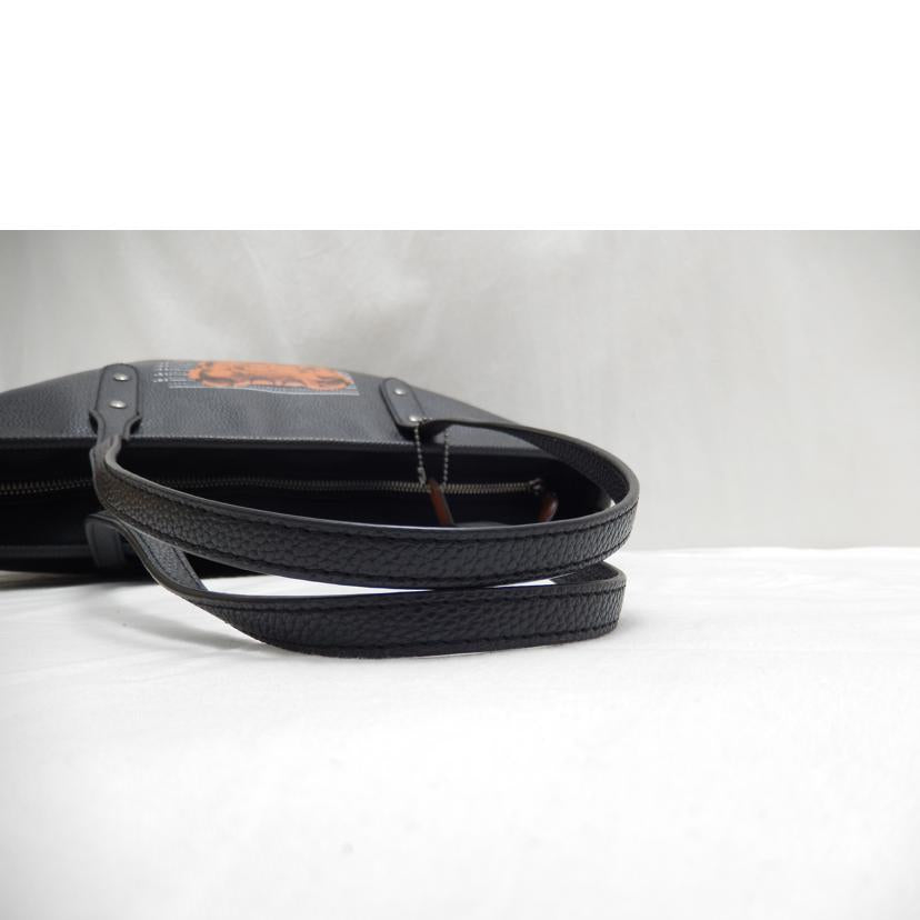 COACH コーチ/ペブルドレザーヴァンダルガミーベアトートバッグ/F78203//M1744/ABランク/85