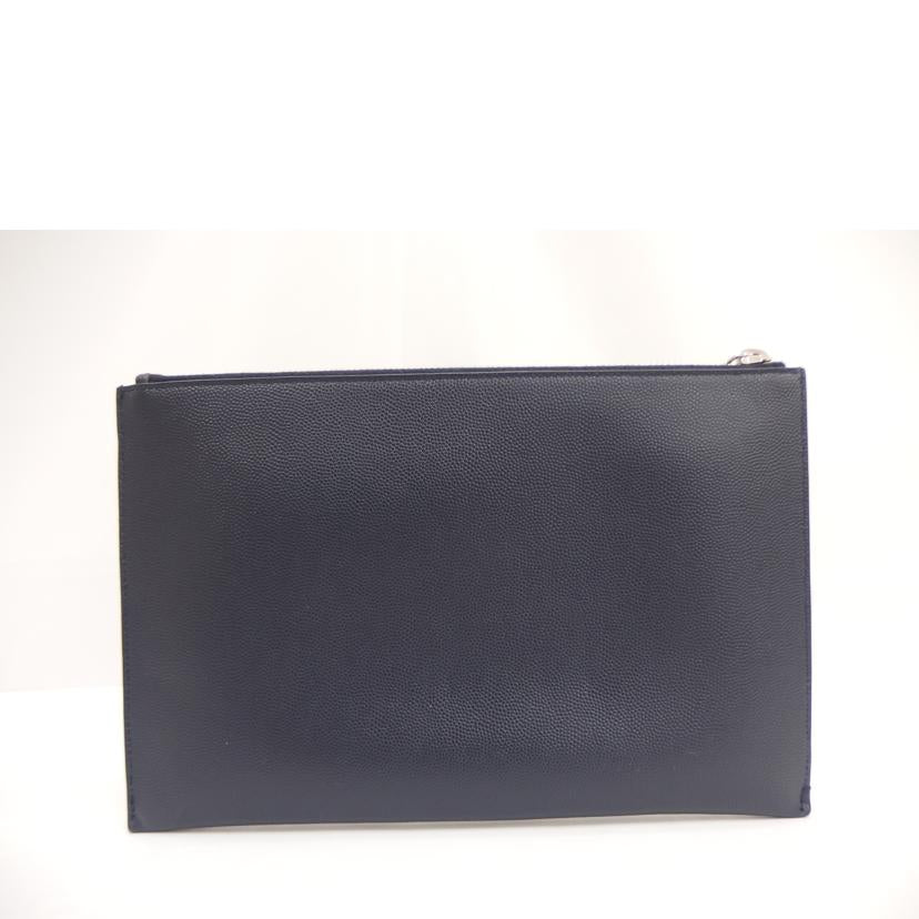 SAINTLAURENT サンローラン/クラッチレザー/ネイビー/375950//Aランク/82