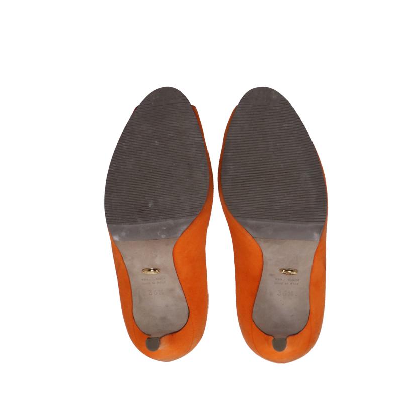 Sergio Rossi セルジオロッシ/ヒールスゥエードオープンパンプス ORG//Bランク/07