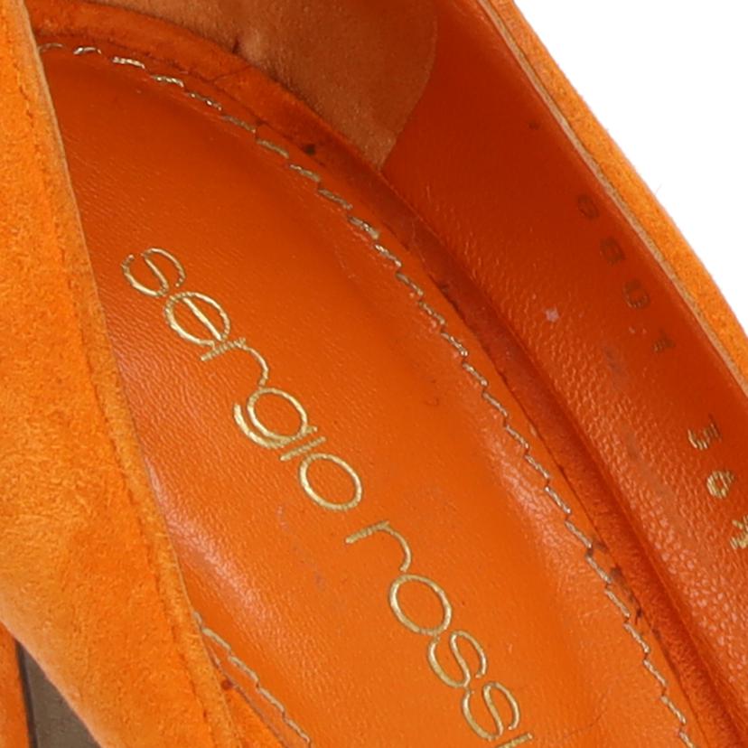 Sergio Rossi セルジオロッシ/ヒールスゥエードオープンパンプス ORG//Bランク/07