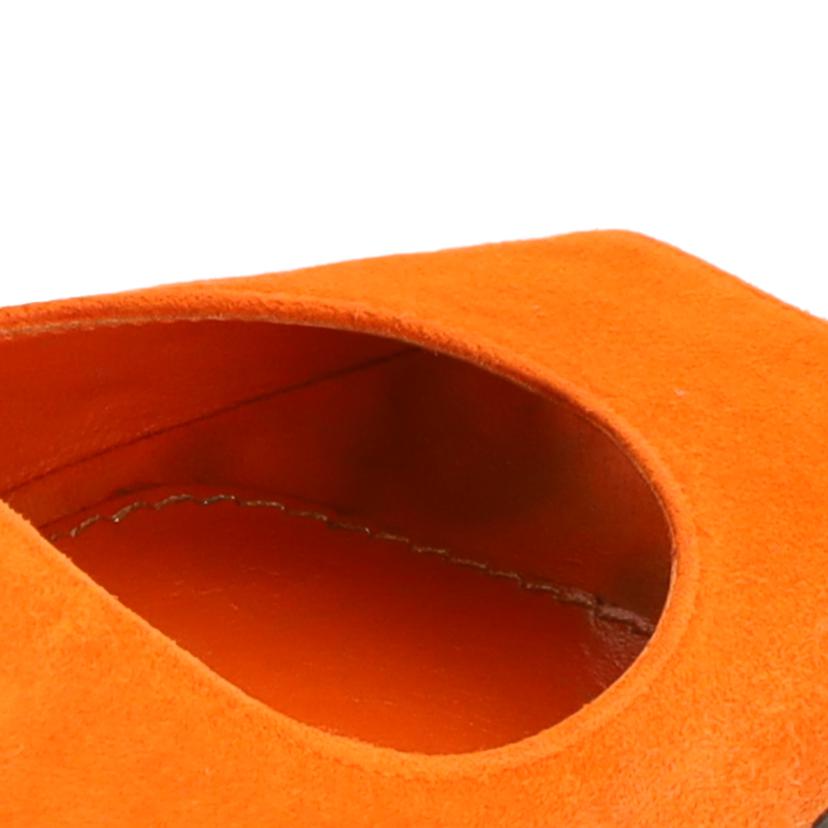 Sergio Rossi セルジオロッシ/ヒールスゥエードオープンパンプス ORG//Bランク/07