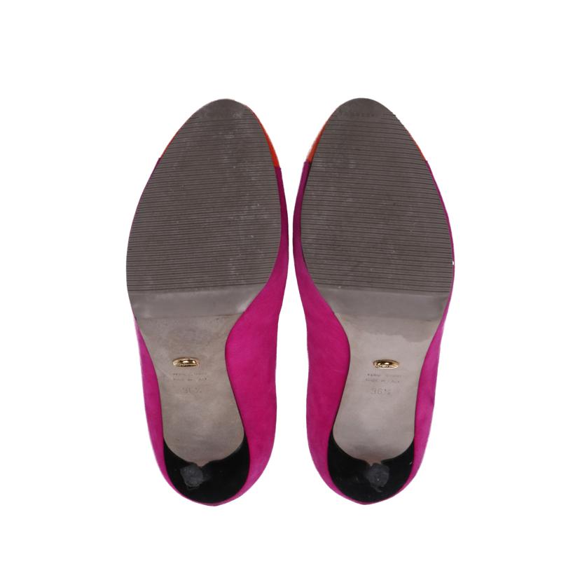 Sergio Rossi セルジオロッシ/ヒールスゥエードバイカラーパンプス PNK/ORG//Bランク/07