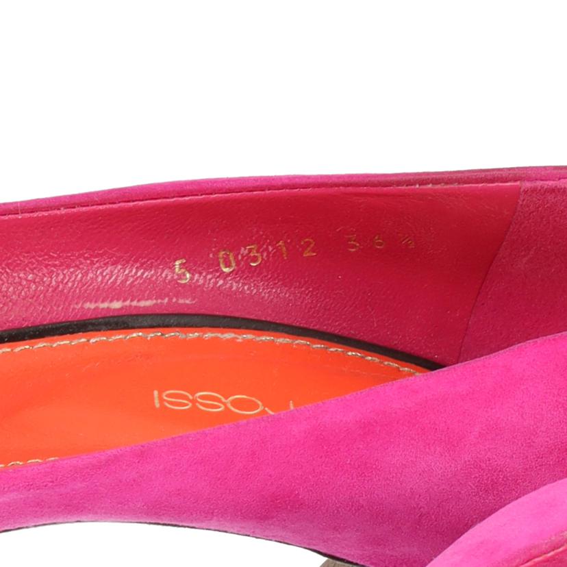 Sergio Rossi セルジオロッシ/ヒールスゥエードバイカラーパンプス PNK/ORG//Bランク/07