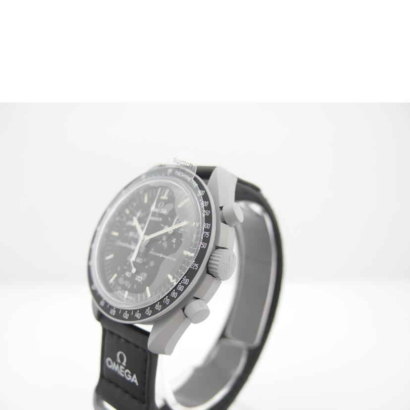 OMEGA×swatch オメガ×スウォッチ/MISSION TO THE MOON/クオーツ/S033M100//SAランク/83