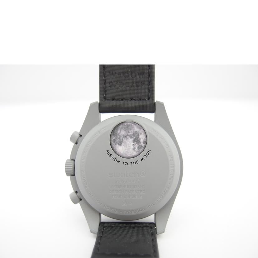 OMEGA×swatch オメガ×スウォッチ/MISSION TO THE MOON/クオーツ/S033M100//SAランク/83