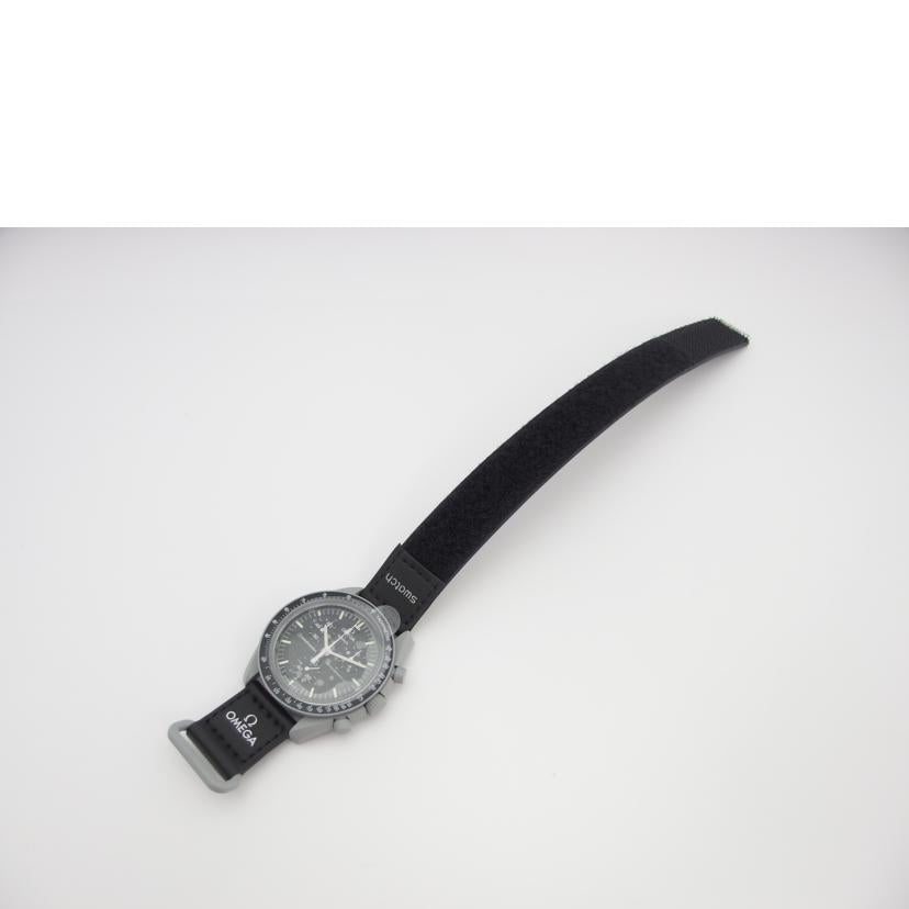 OMEGA×swatch オメガ×スウォッチ/MISSION TO THE MOON/クオーツ/S033M100//SAランク/83