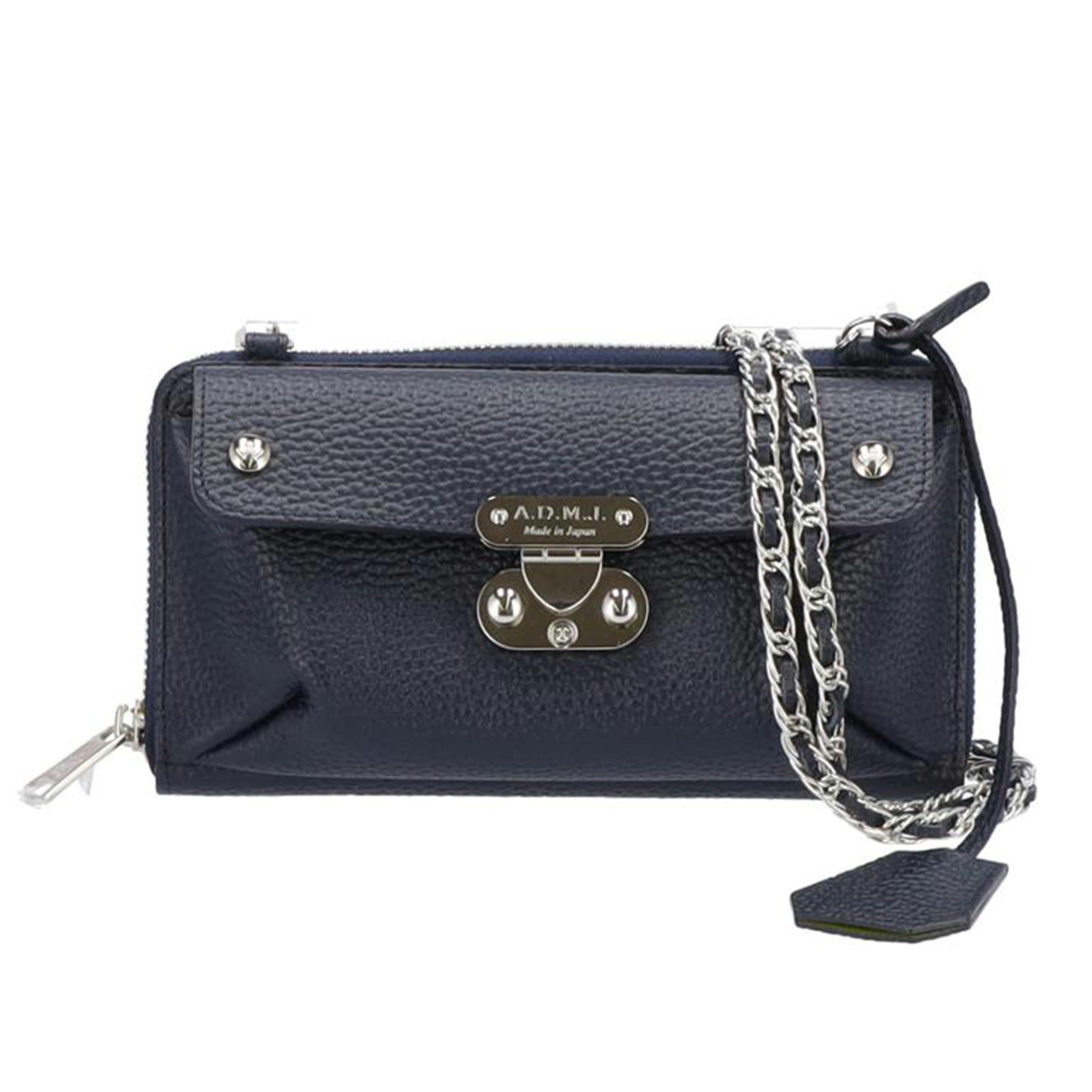 ADMJ/レザーポシェットチェーンウォレット//A536075/Aランク/75