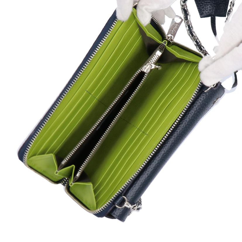 ADMJ/レザーポシェットチェーンウォレット//A536075/Aランク/75