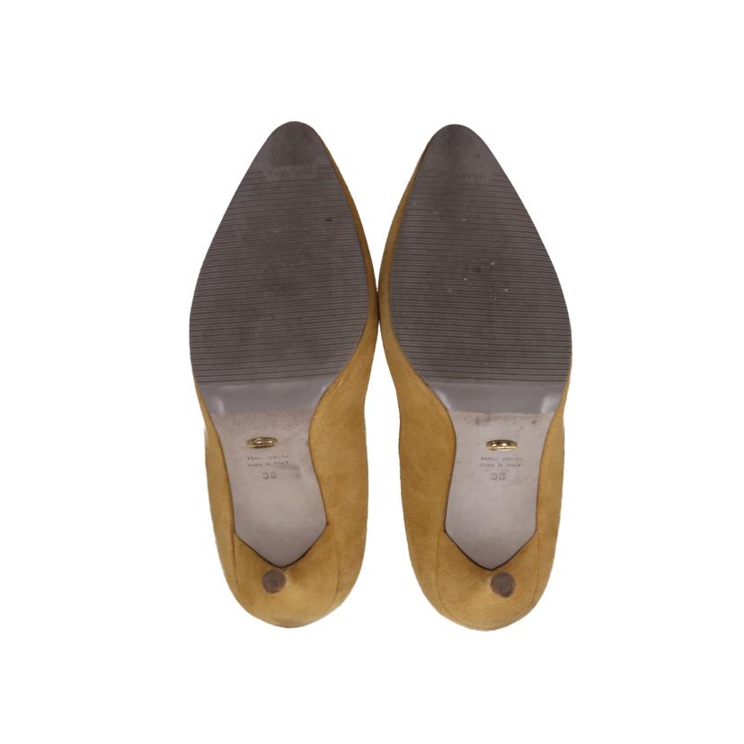 Sergio Rossi セルジオロッシ/ヒールスゥエードパンプス CAMEL//ABランク/07