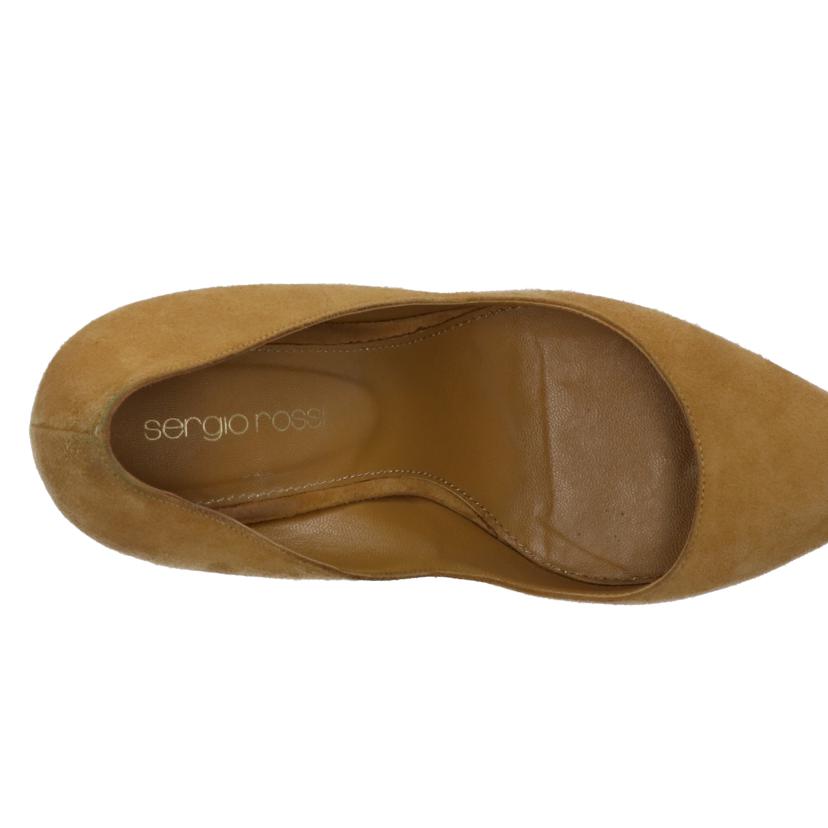 Sergio Rossi セルジオロッシ/ヒールスゥエードパンプス CAMEL//ABランク/07