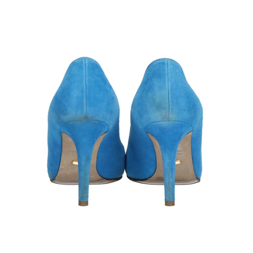 Sergio Rossi セルジオロッシ/ヒールスゥエードオープンパンプス BLU//Bランク/75