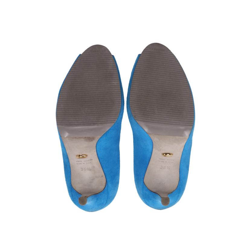 Sergio Rossi セルジオロッシ/ヒールスゥエードオープンパンプス BLU//Bランク/75