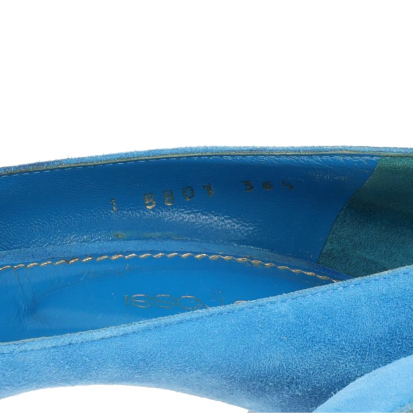 Sergio Rossi セルジオロッシ/ヒールスゥエードオープンパンプス BLU//Bランク/75