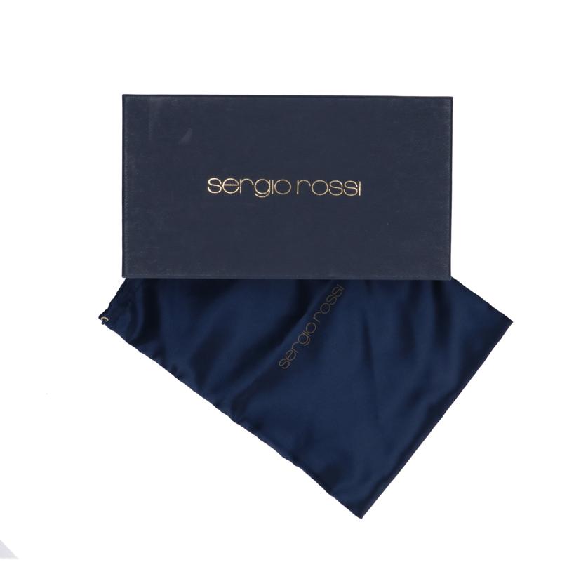 Sergio Rossi セルジオロッシ/ヒールスゥエードオープンパンプス BLU//Bランク/75