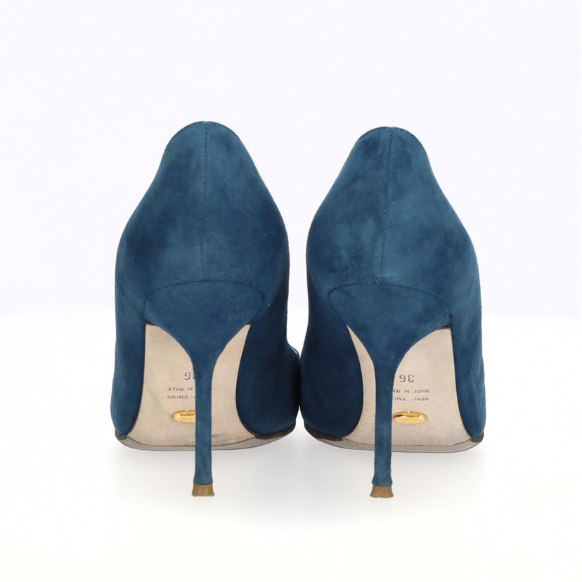 Sergio Rossi セルジオロッシ/ヒールスゥエードパンプス NVY//ABランク/75