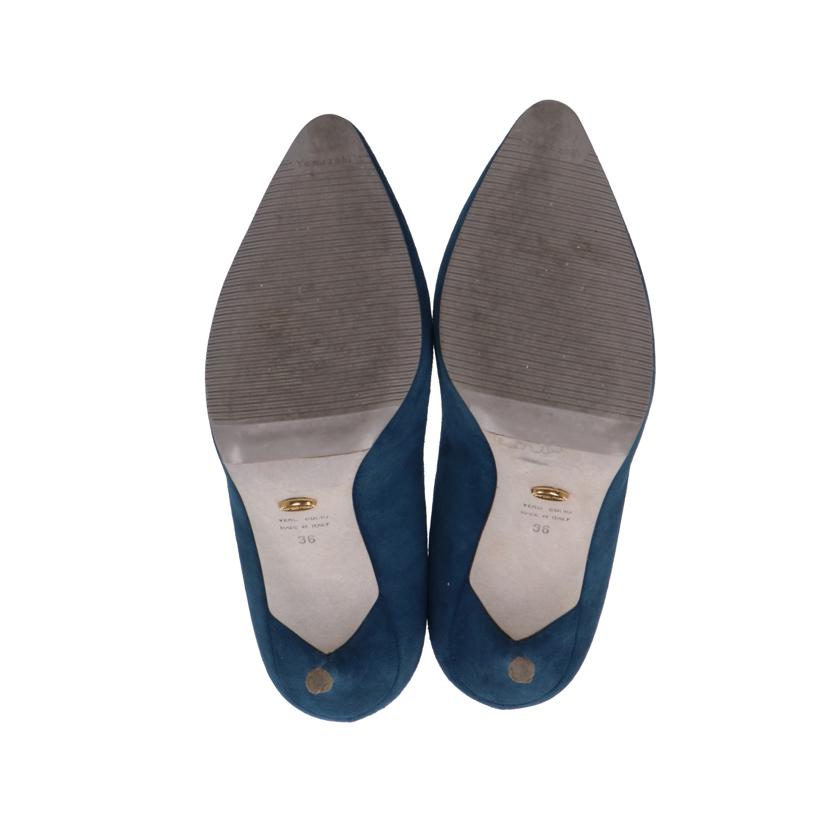 Sergio Rossi セルジオロッシ/ヒールスゥエードパンプス NVY//ABランク/75