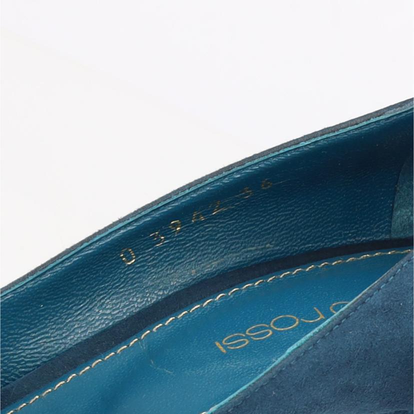 Sergio Rossi セルジオロッシ/ヒールスゥエードパンプス NVY//ABランク/75