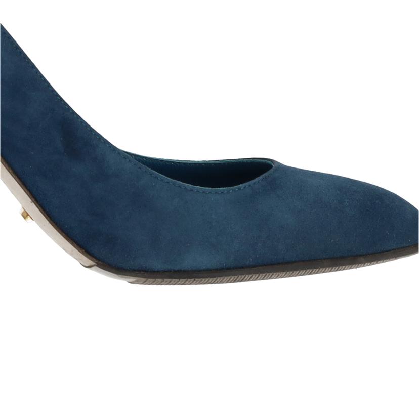 Sergio Rossi セルジオロッシ/ヒールスゥエードパンプス NVY//ABランク/75