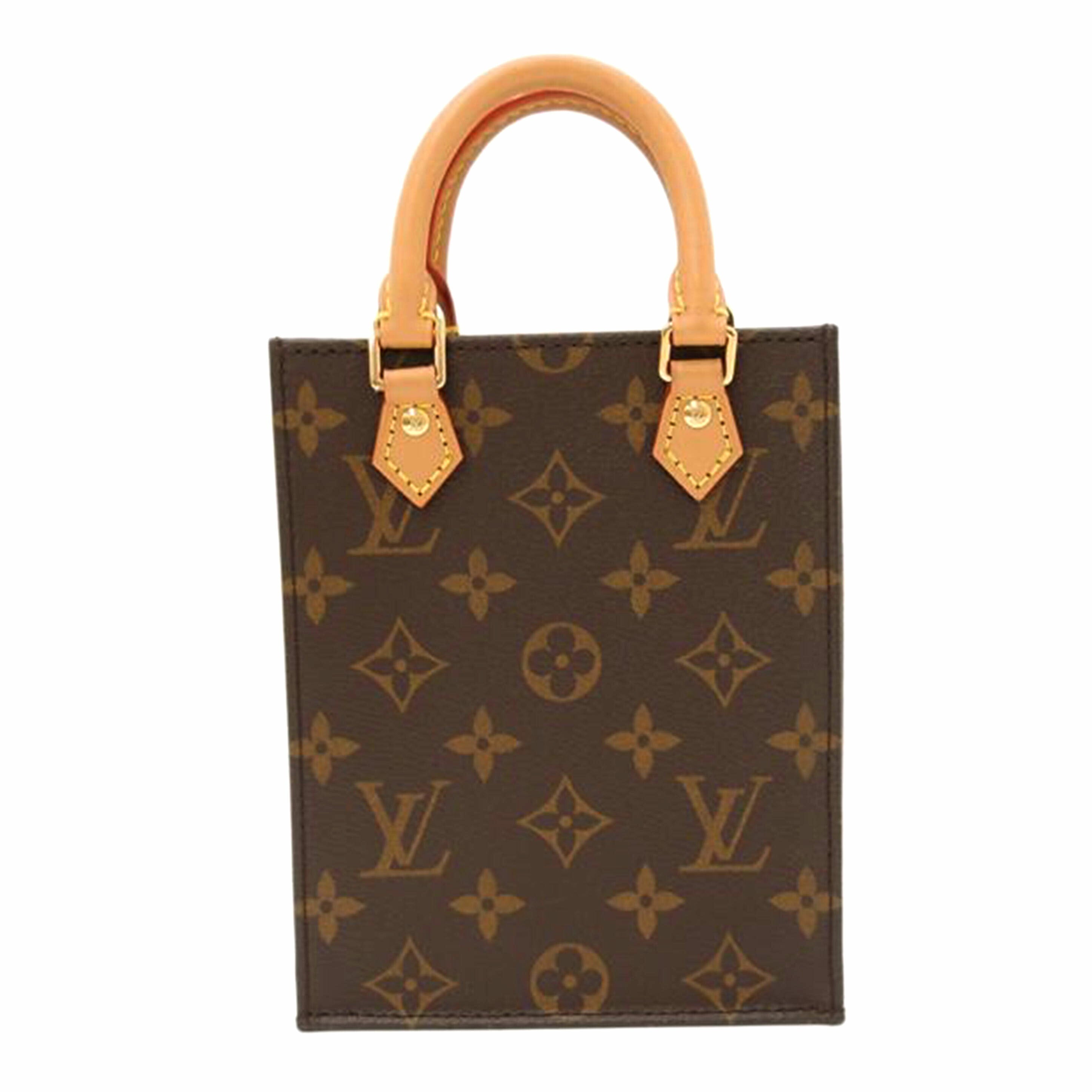 LOUIS VUITTON ルイ・ヴィトン ミニバッグ ショルダー 2way ブラウン レディース/プティット・サックプラ/モノグラム/M69442//FK0231/SAランク/69