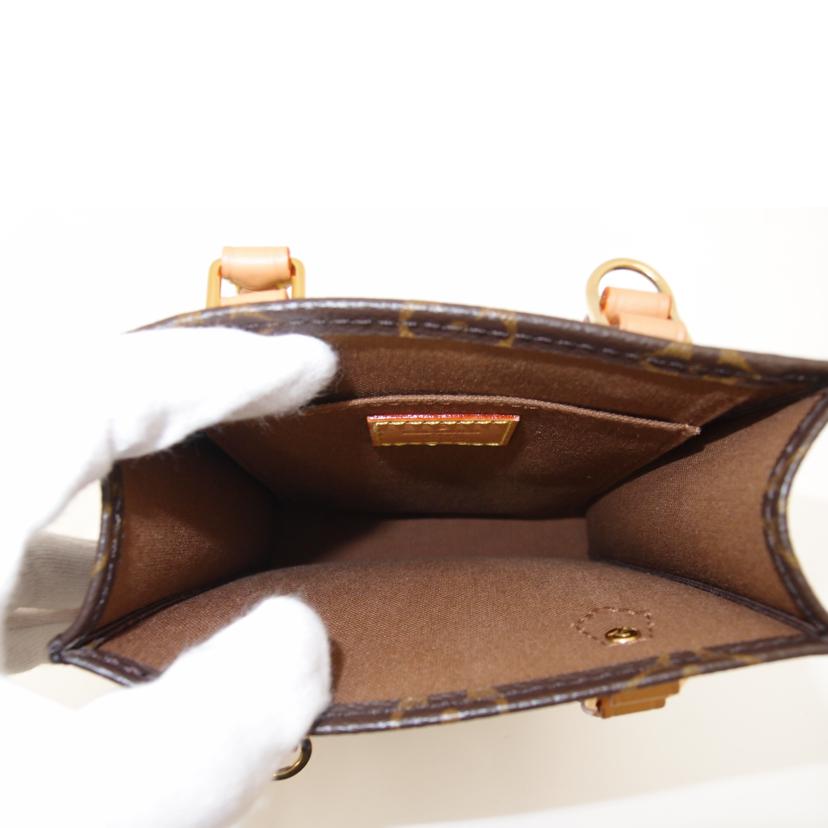 LOUIS VUITTON ルイ・ヴィトン ミニバッグ ショルダー 2way ブラウン レディース/プティット・サックプラ/モノグラム/M69442//FK0231/SAランク/69