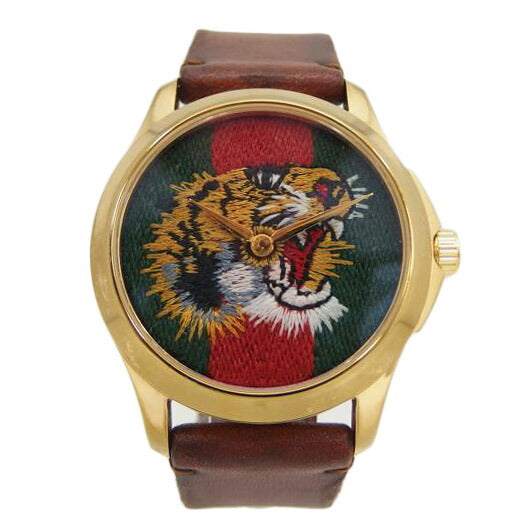 GUCCI/Gタイムレス/タイガー/クォーツ/126.4//173*****/Bランク/82