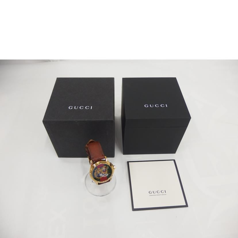 GUCCI/Gタイムレス/タイガー/クォーツ/126.4//173*****/Bランク/82