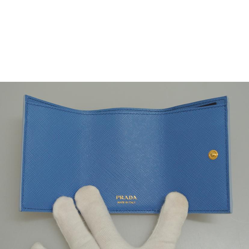 PRADA プラダ/三つ折り財布/1MH021//Aランク/87