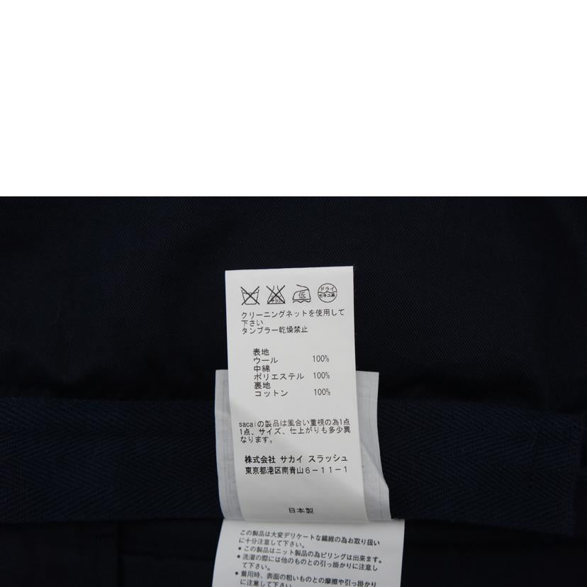 sacai サカイ/ノースリーブウールワンピース NVY/16-02823//ABランク/75