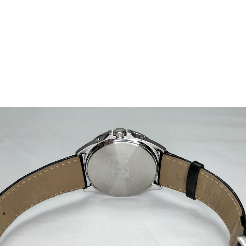 CITIZEN シチズン/エコドライブ デイト ソーラー電波 レザーベルト/H145-S073545//012050622/ABランク/52