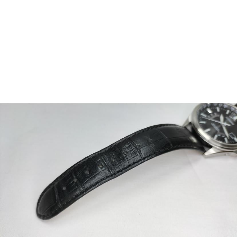 CITIZEN シチズン/エコドライブ デイト ソーラー電波 レザーベルト/H145-S073545//012050622/ABランク/52