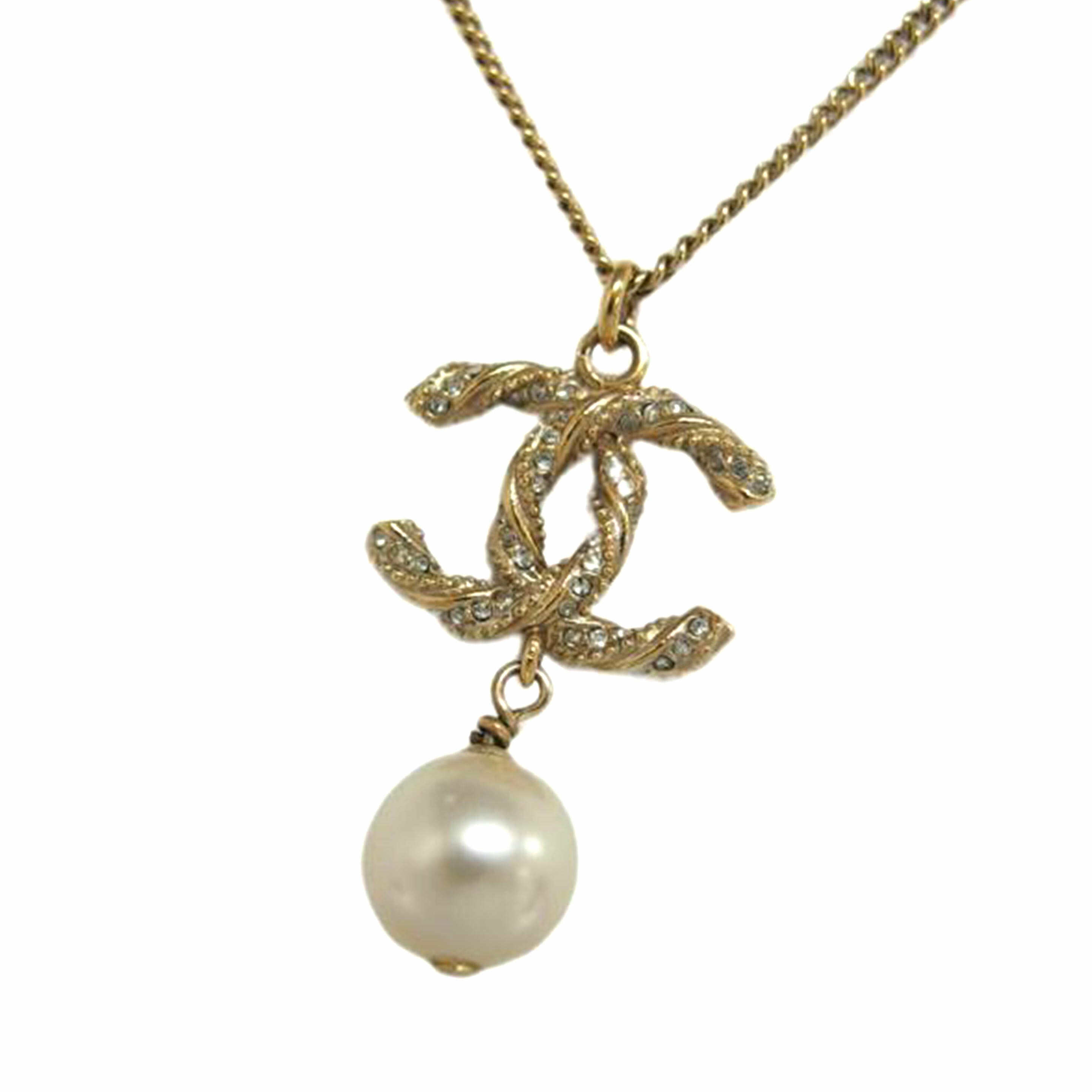 CHANEL シャネル/ココマーク/イミテーションパールネックレス//B15 V/ABランク/04